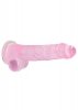 8 / 20 cm Realistic Dildo With Balls - Pink